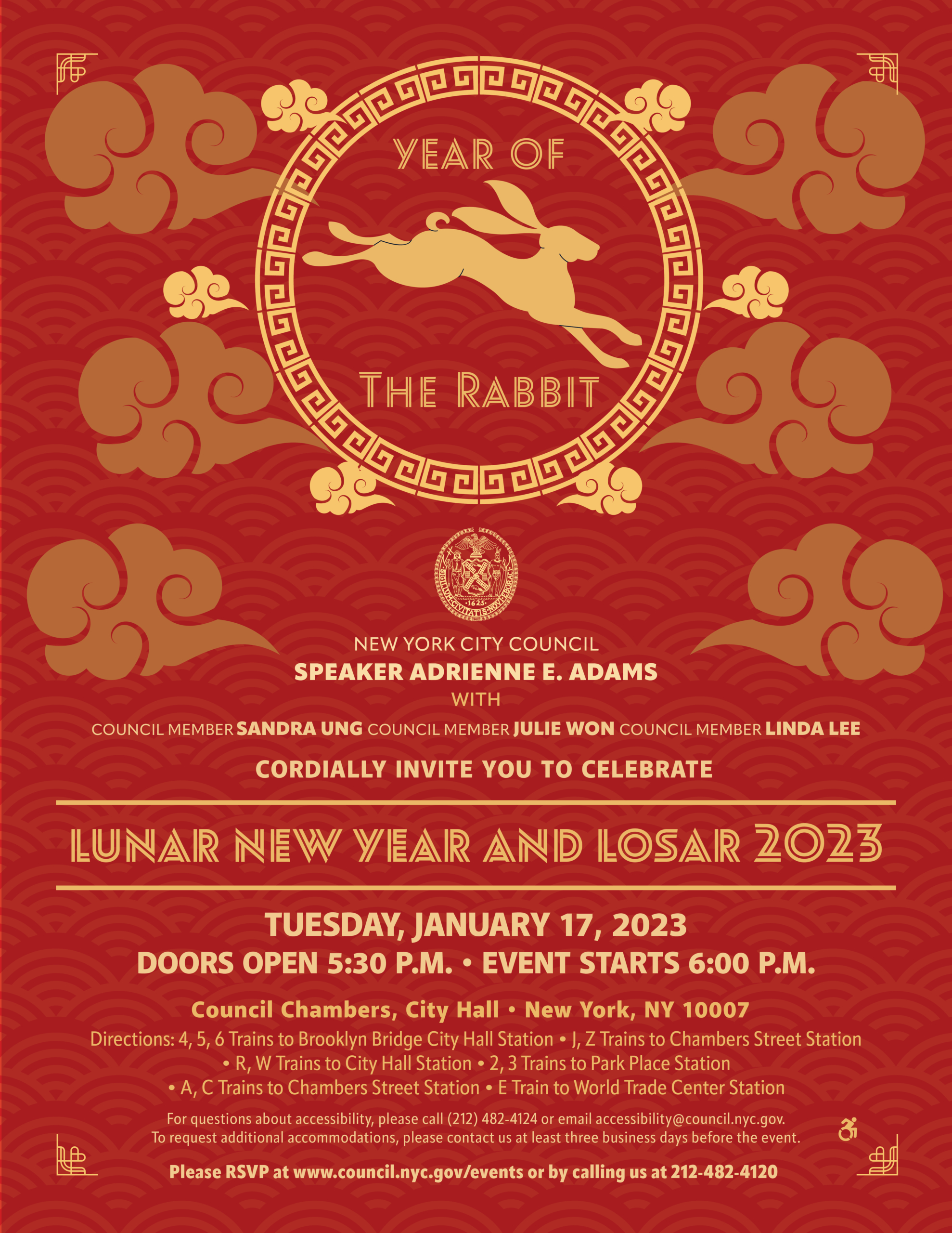 Lunar New Year and Losar Celebration 2023 Flyer