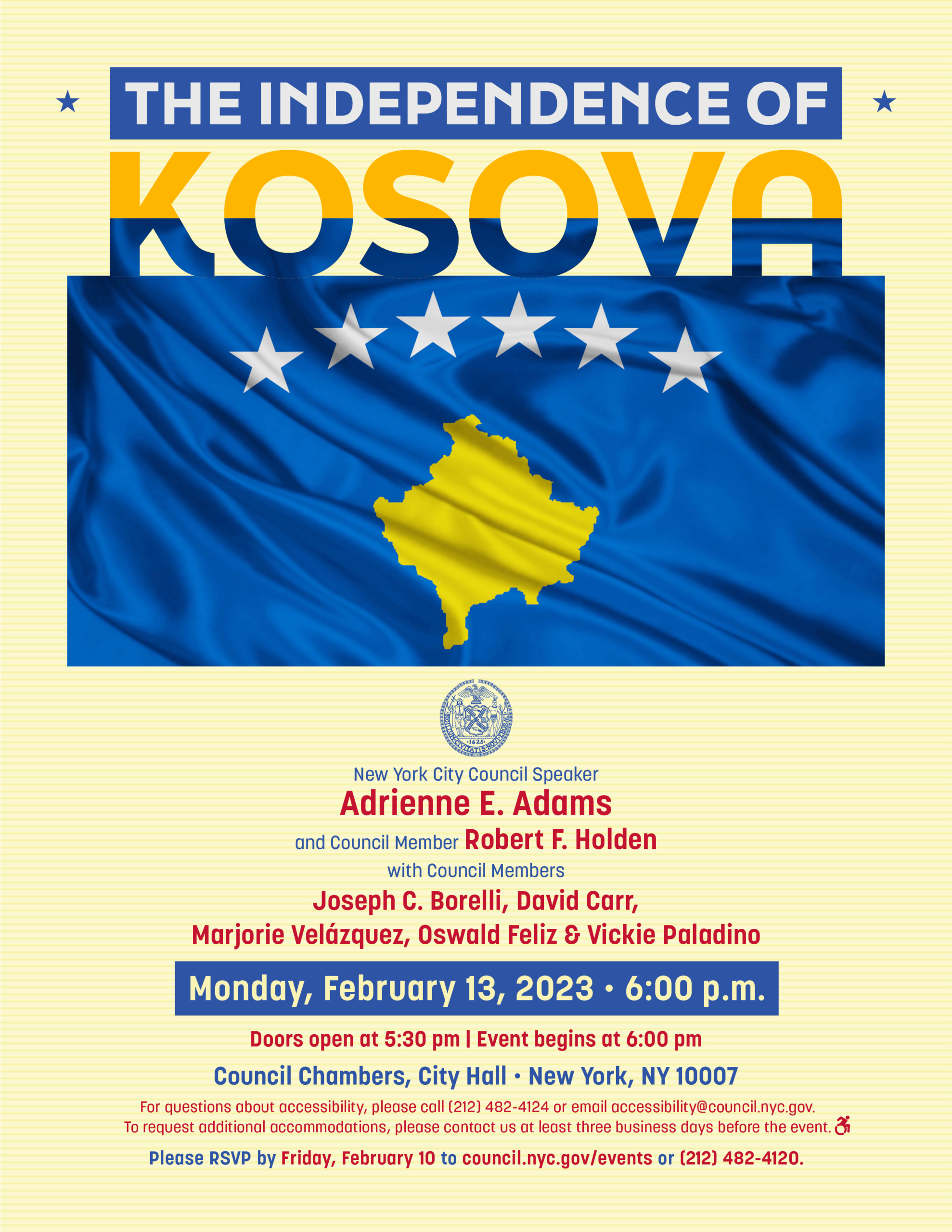 Kosova Independence Flyer