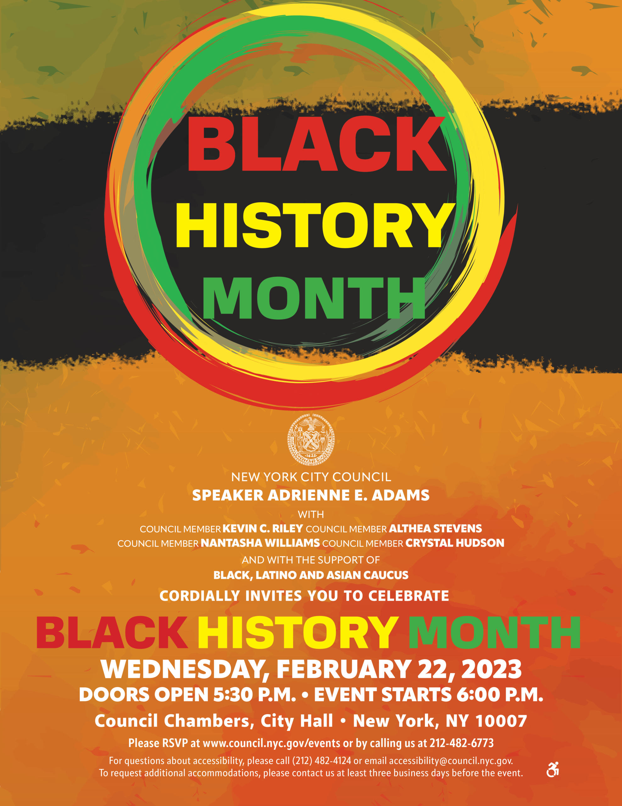 Black History Month Celebration 2023 Flyer
