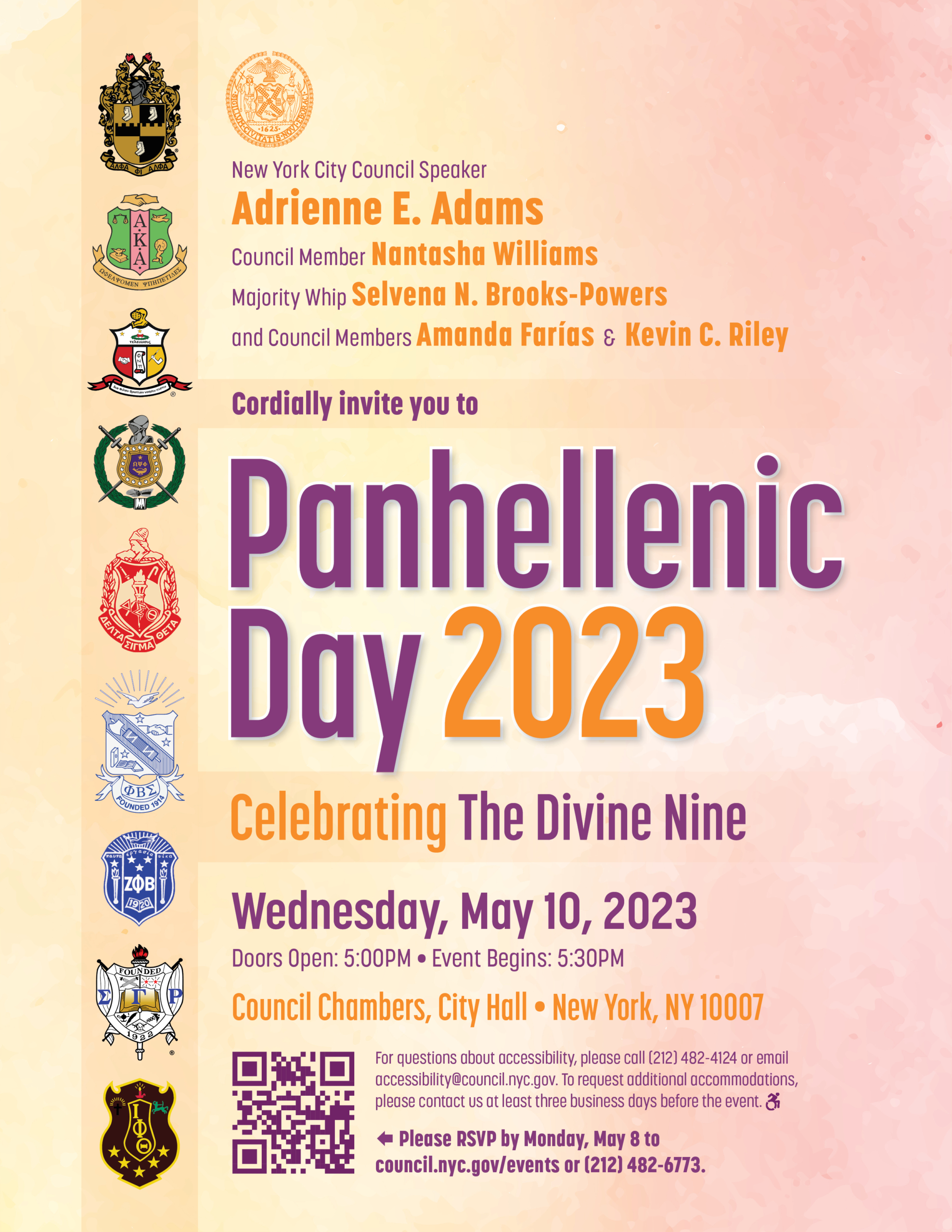 Panhellenic Day 2023 Flyer