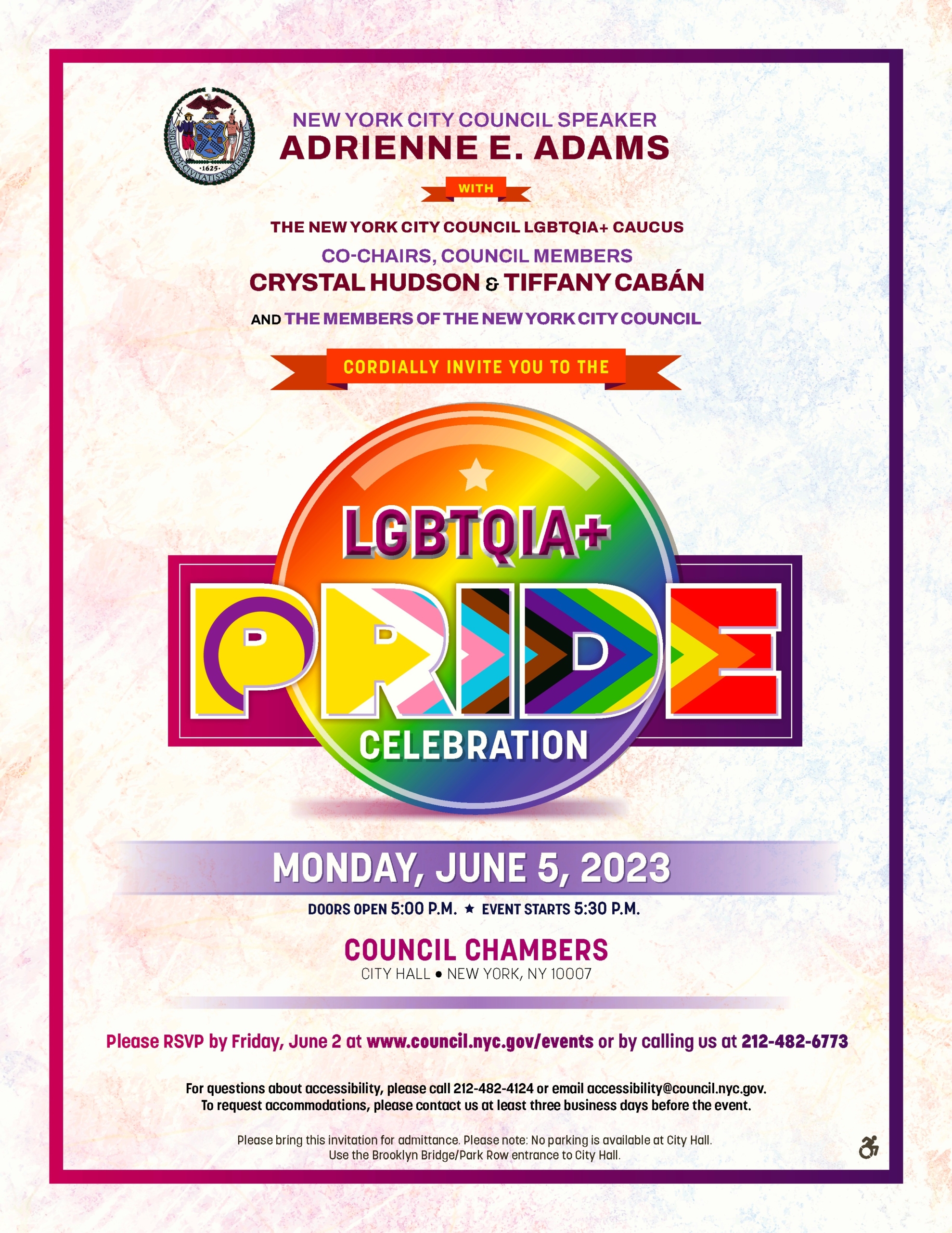 LGBTQIA+ Pride Celebration 2023 Flyer