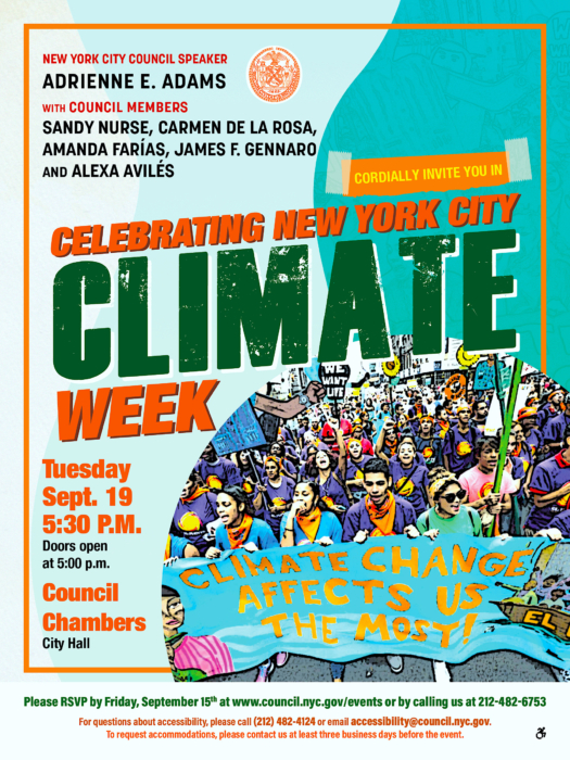 New York City Climate Week Celebration 2023 Events