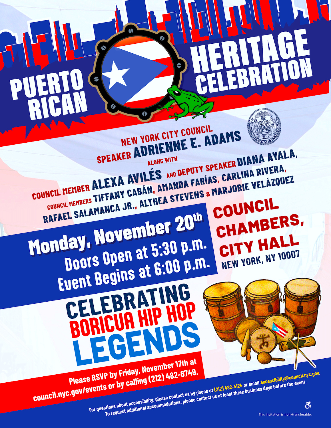 Puerto Rican Heritage Celebration 2023 Flyer
