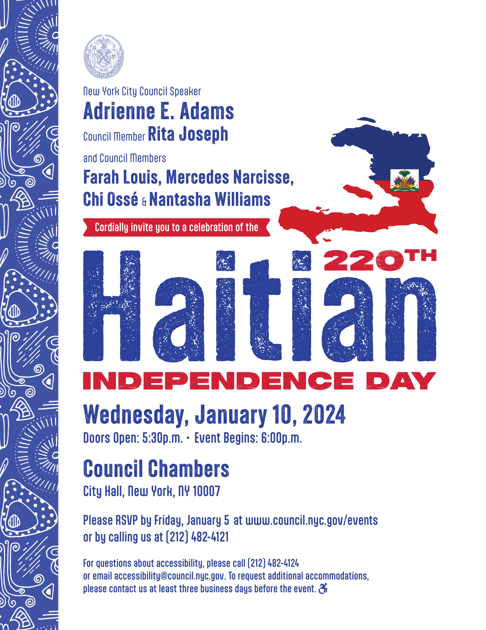 Haitian Independence Celebration 2024 Flyer