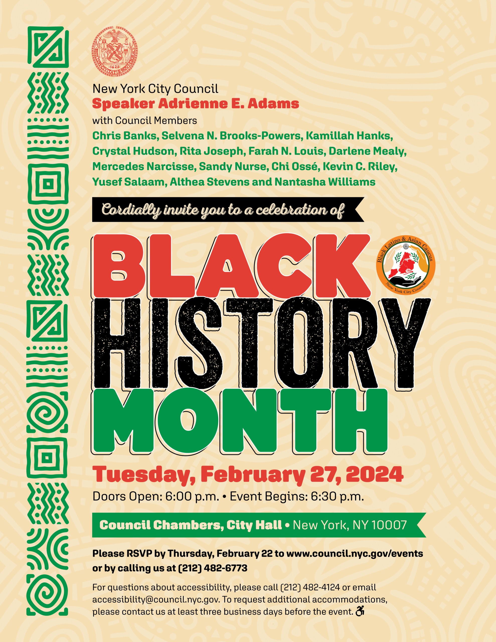 Black History Month Celebration 2024 Flyer