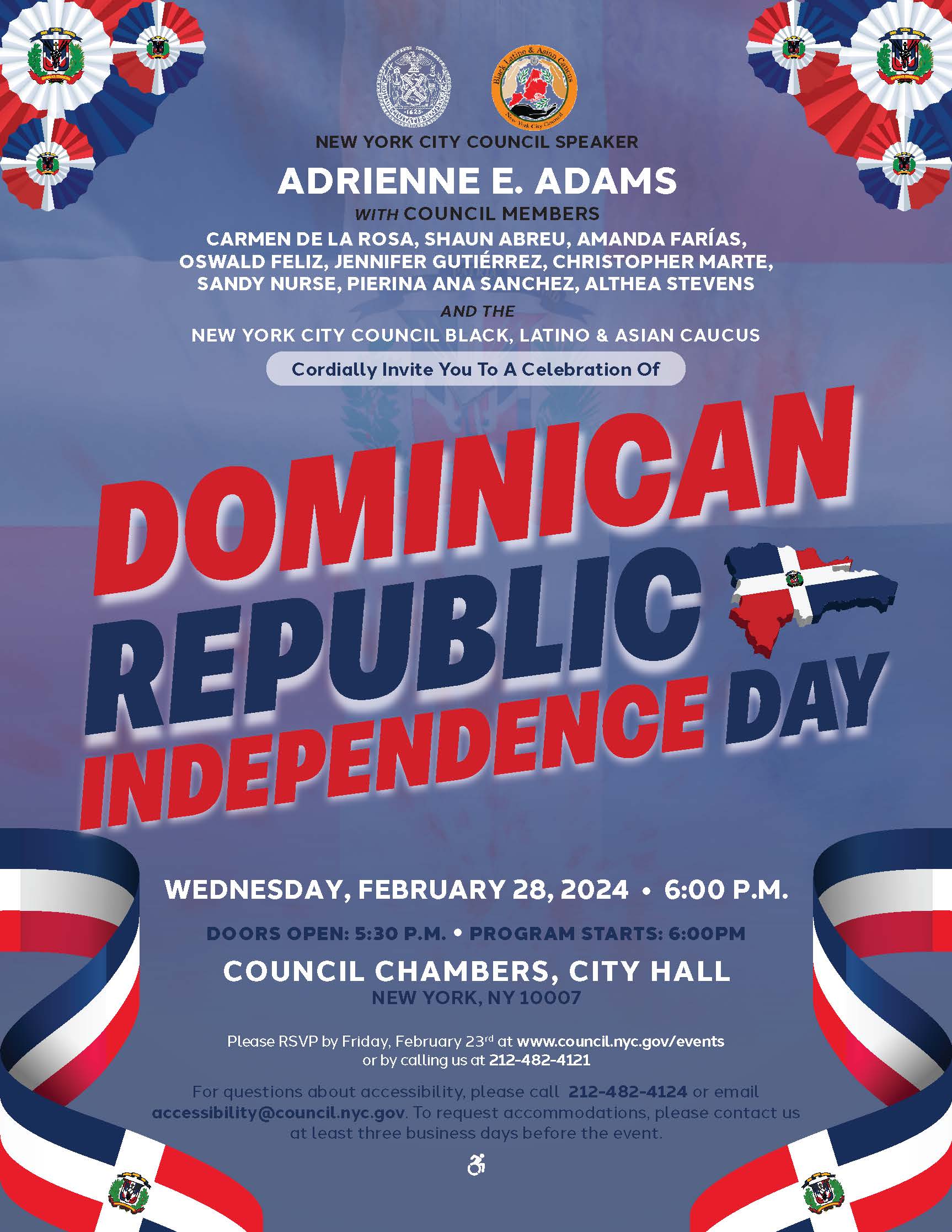 Dominican Republic Independence Day Celebration 2024 Flyer