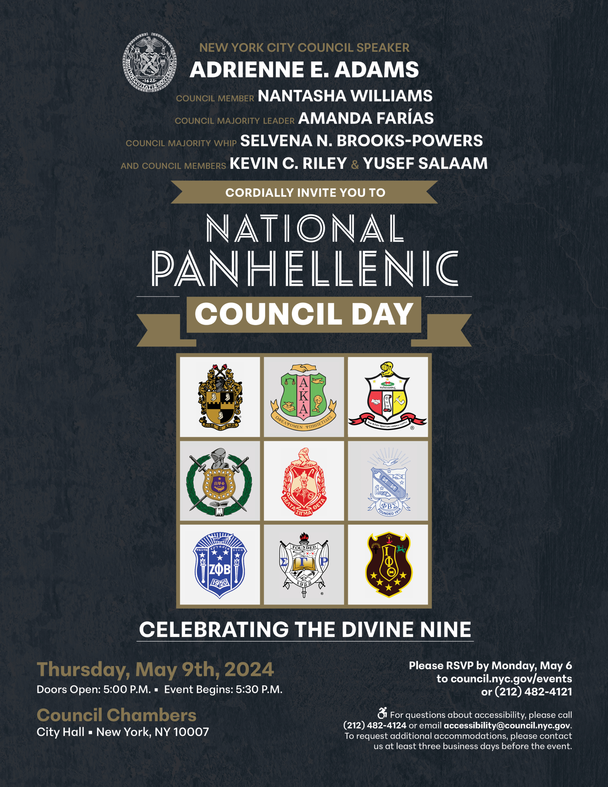 National Panhellenic Council Day Celebration 2024 Flyer