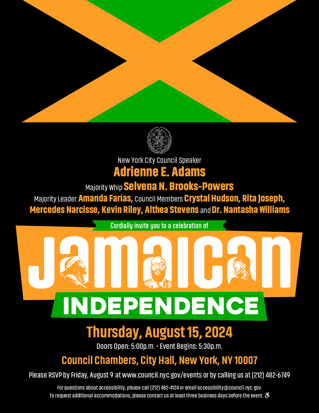 Jamaican Independence Celebration 2024 Flyer