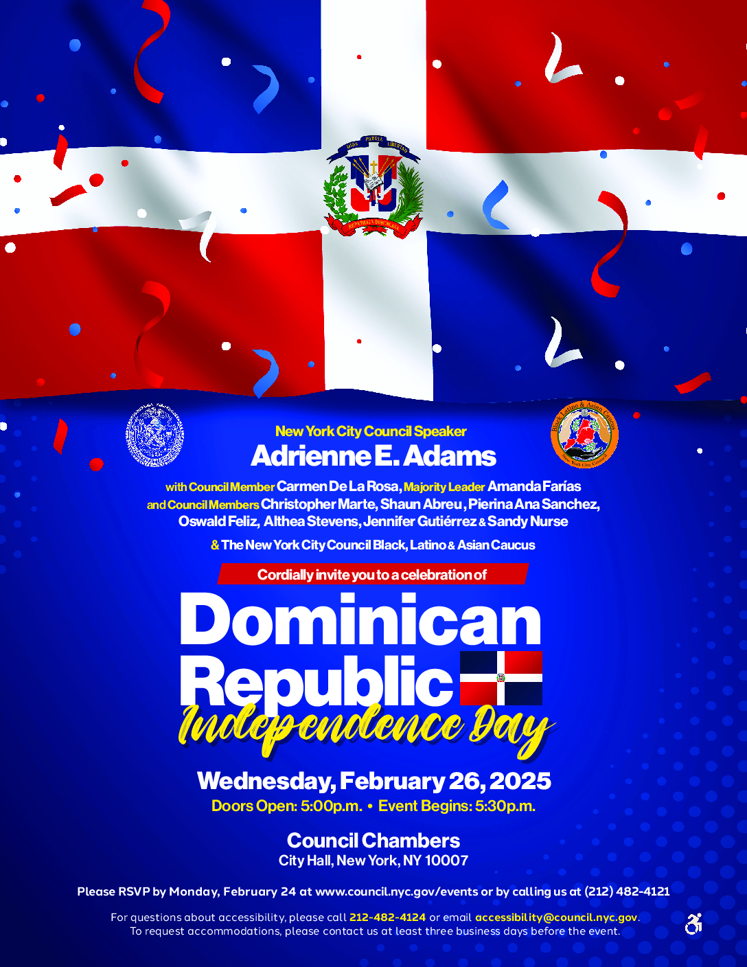 Dominican Republic Independence Day 2025 Flyer