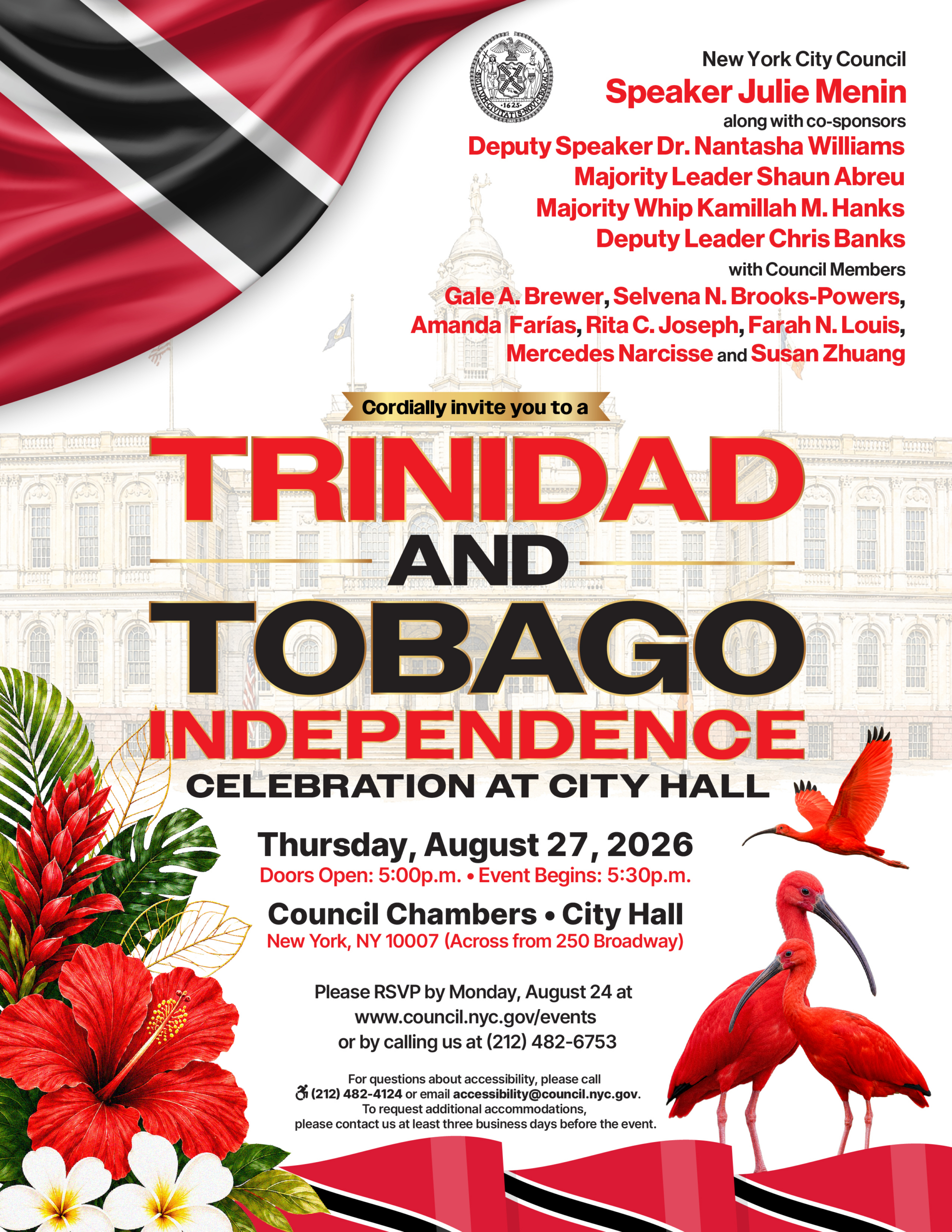 Trinidad and Tobago Independence Day 2026 Flyer