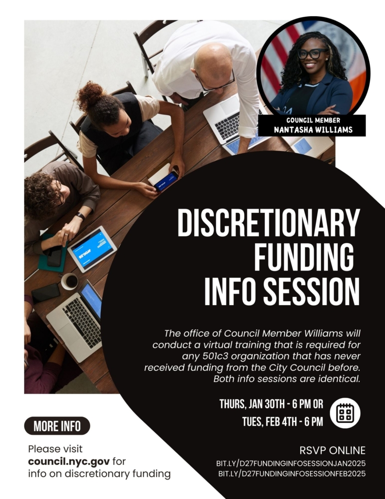 Discretionary Funding info session