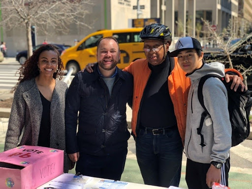 Speaker Corey Johnson and Participatory Budgeting voters
