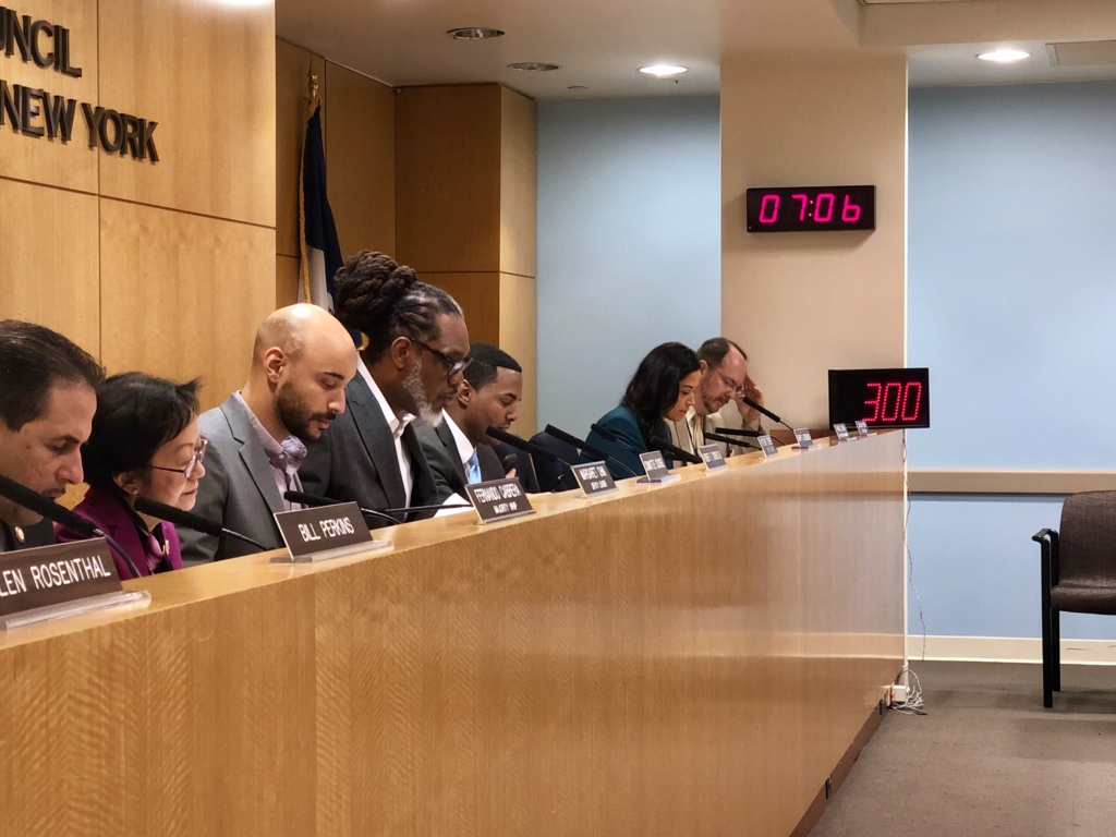 Housing and Buildings Committee votes on Anti-Displacement Bills the day before they are passed by the full Council on Wednesday, May 8th.