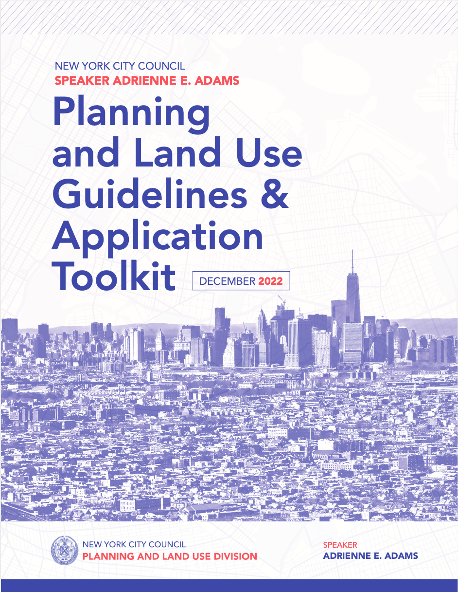 Speaker Adams Planning and Land Use Guidelines and Application Toolkit PDF